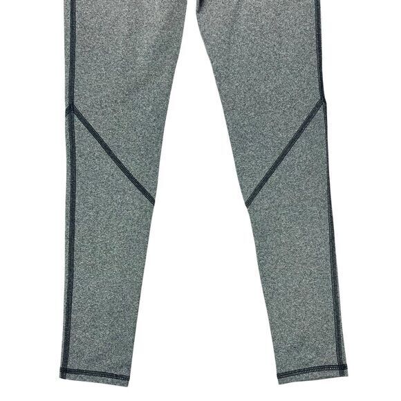 Nike Pro Dri Fit Womens S Heather Gray Ankle Length Stretchy Athleisure Leggings - Picture 6 of 12